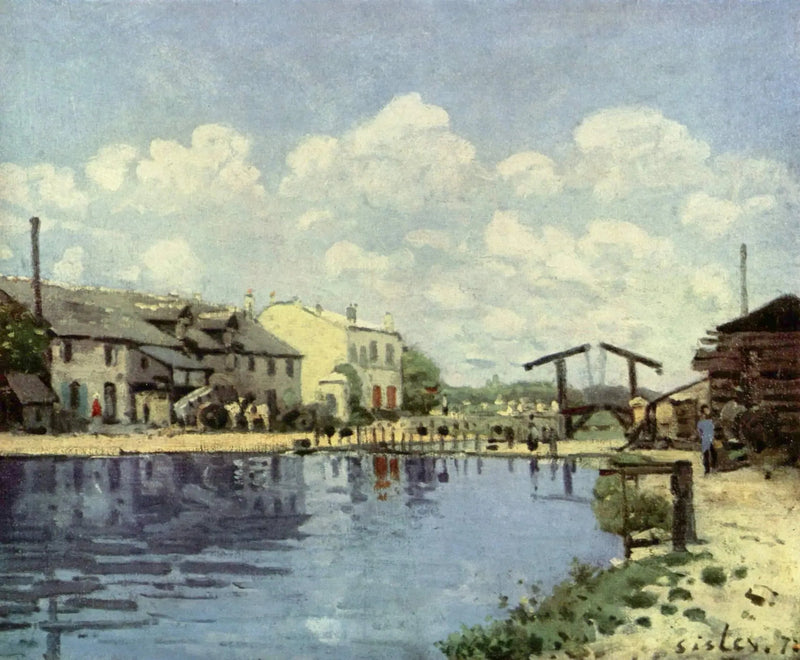 Saint-Martinin kanava - Alfred Sisley