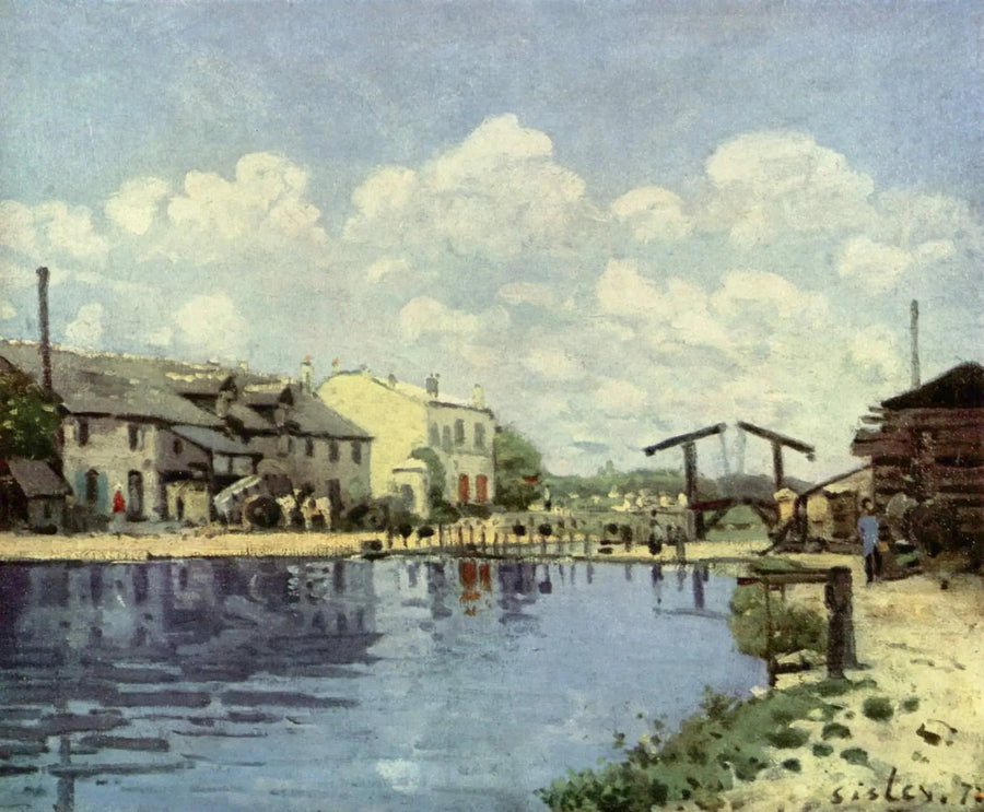 Saint-Martinin kanava - Alfred Sisley