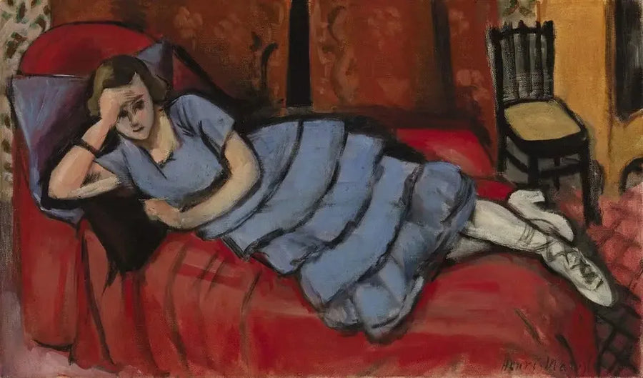 Punainen Sohva (Le Canapé rouge) - Henri Matisse