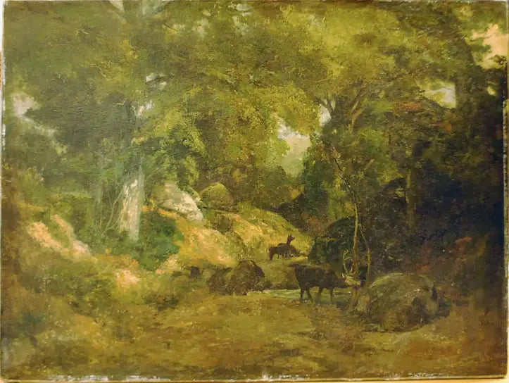Sorsa metsässä - Gustave Courbet