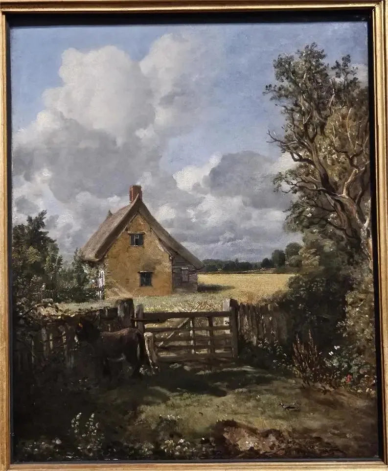 Huvila maissipellossa - John Constable