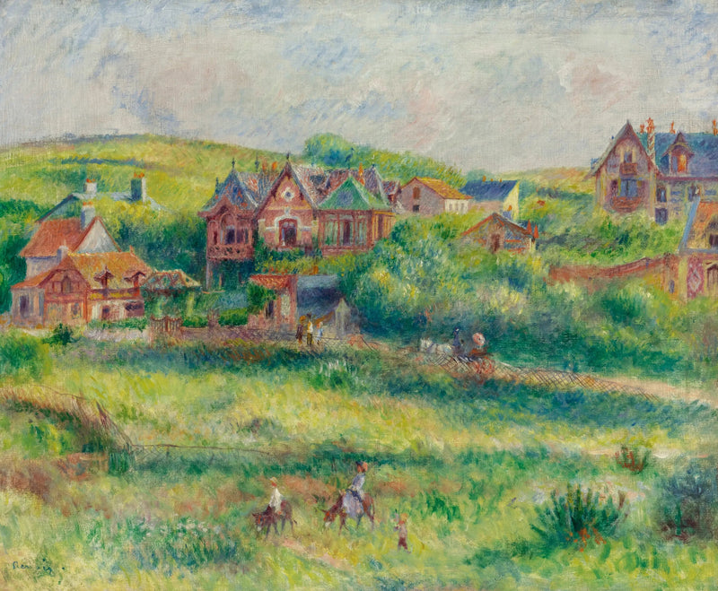 Blanche Piersonin huvila Pourvillessa - Pierre-Auguste Renoir