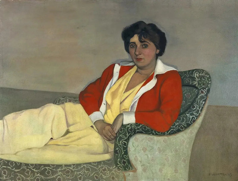 Punainen paita - Félix Vallotton