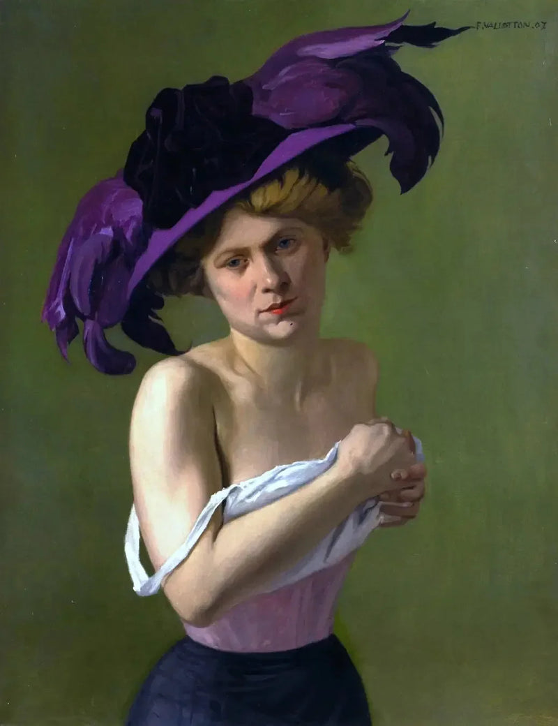 Violetin hattu - Félix Vallotton