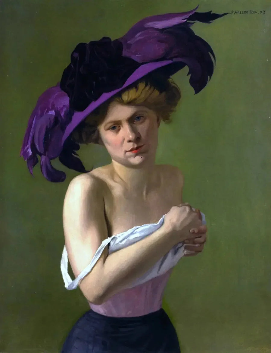 Violetin hattu - Félix Vallotton