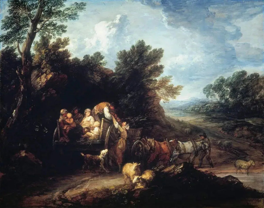 Sadonkorjuuvaunu, 1784 - Thomas Gainsborough