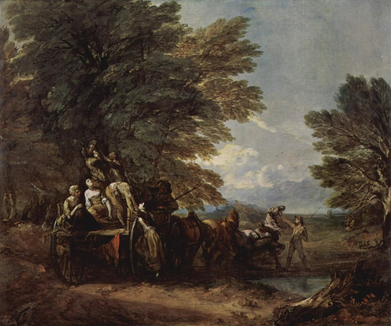 Sadonkorjuuvaunu - Thomas Gainsborough