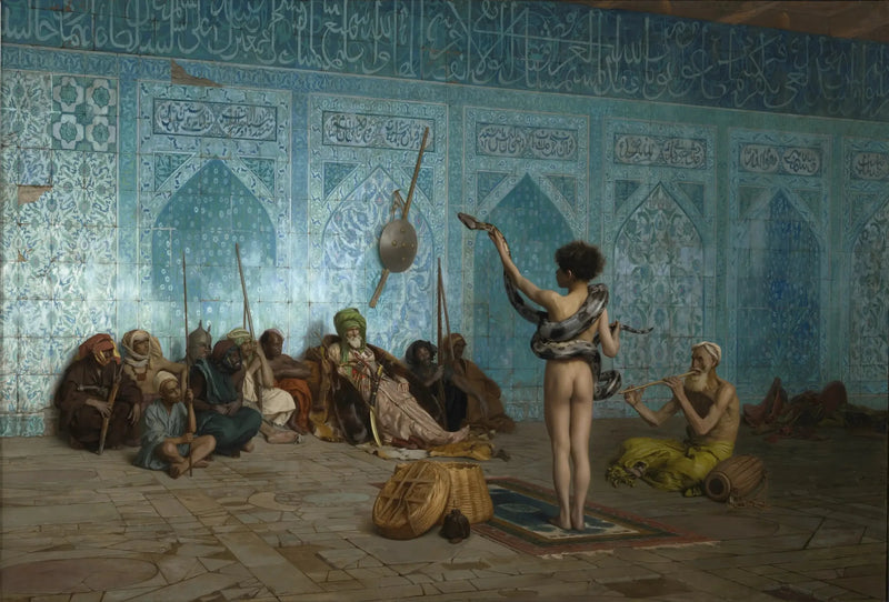 Käärmeiden lumooja - Jean-Léon Gérôme