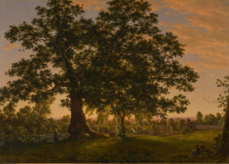Hartfordin Charter Oak - Frederic Edwin Church