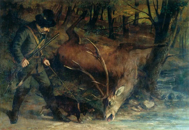 Saksan Metsästäjä - Gustave Courbet