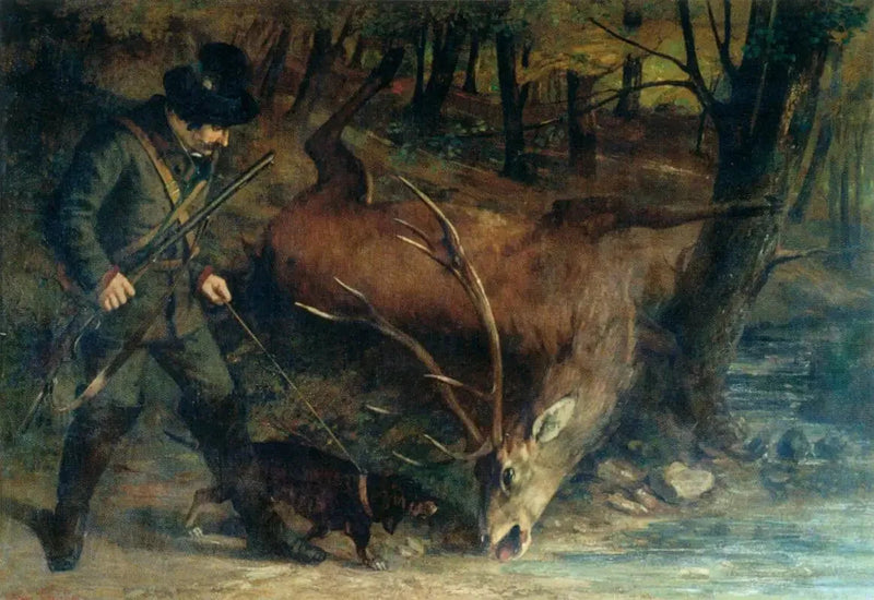 Saksan Metsästäjä - Gustave Courbet