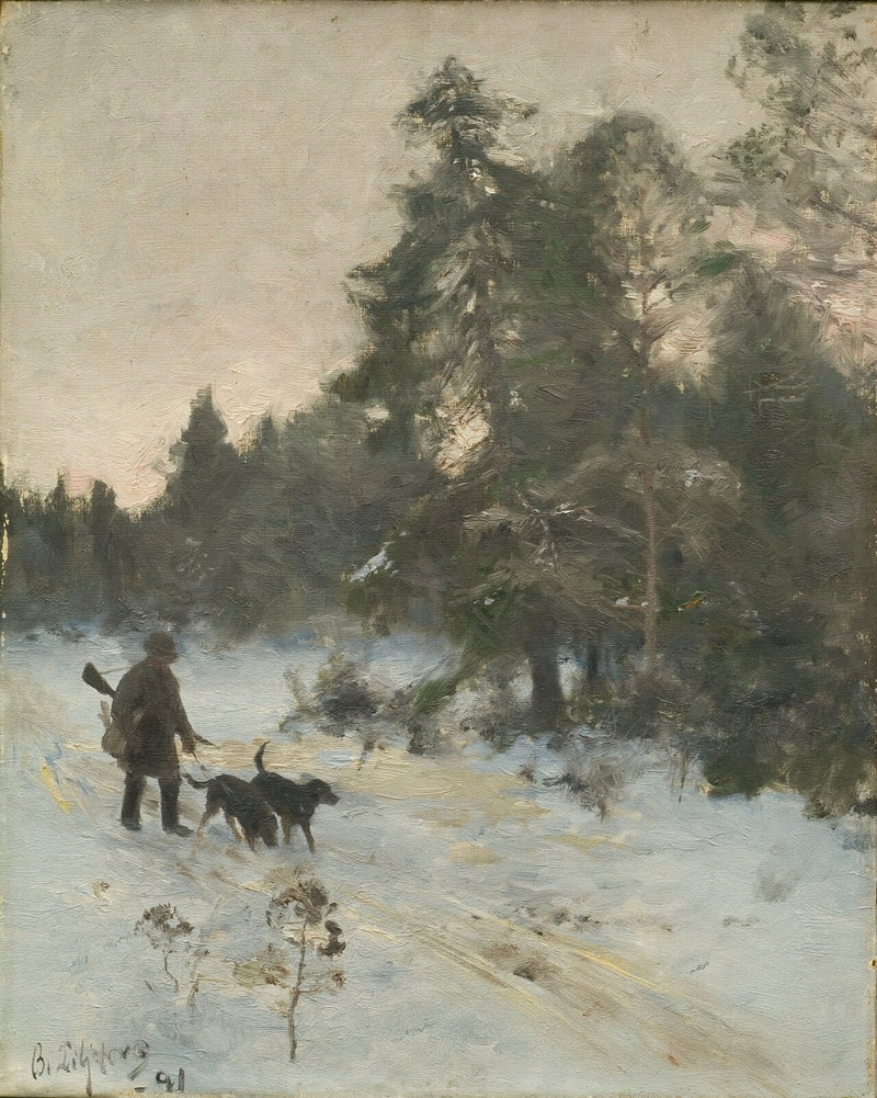 Metsästäjä - Bruno Liljefors