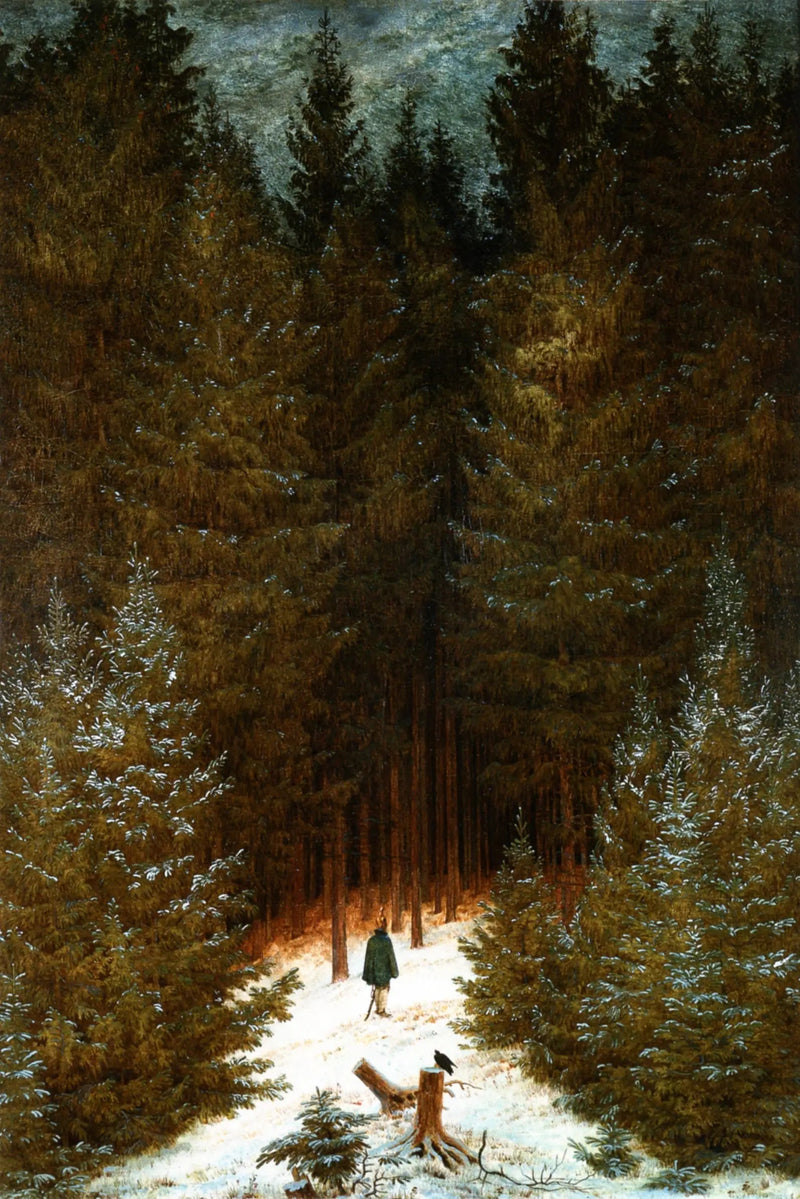 Metsästäjä metsässä - Caspar David Friedrich