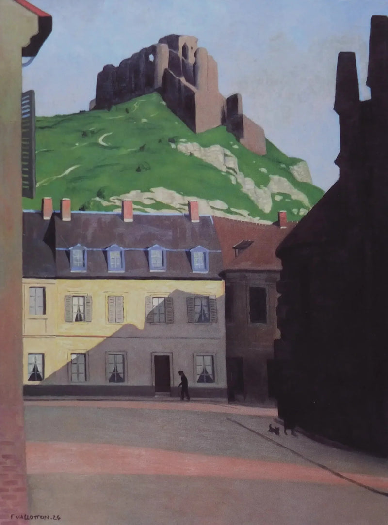 Le Château Gaillard et la Place des Andelys - Félix Vallotton