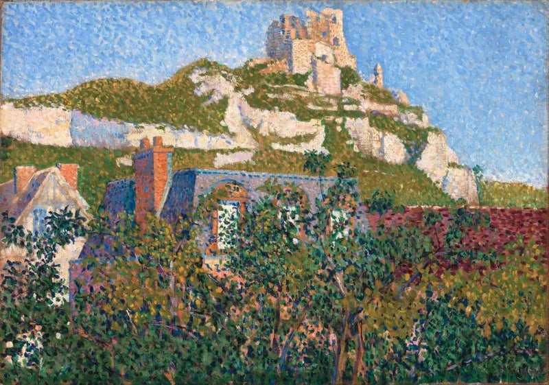 Château Gaillard, näkymä ikkunastani, Petit-Andely - Paul Signac