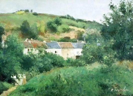 Le chemin dans le village - Edouard Manet - Reproductions de tableaux et peintures haut de gamme