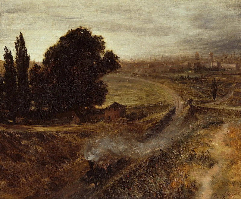 Berliini-Potsdamin rautatie - Adolph von Menzel