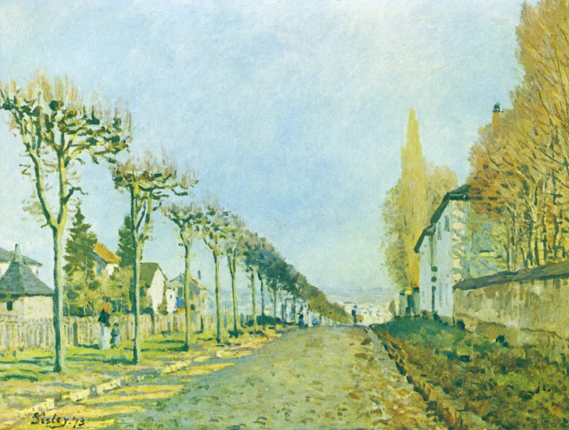 Koneen Polku, Louveciennes - Alfred Sisley