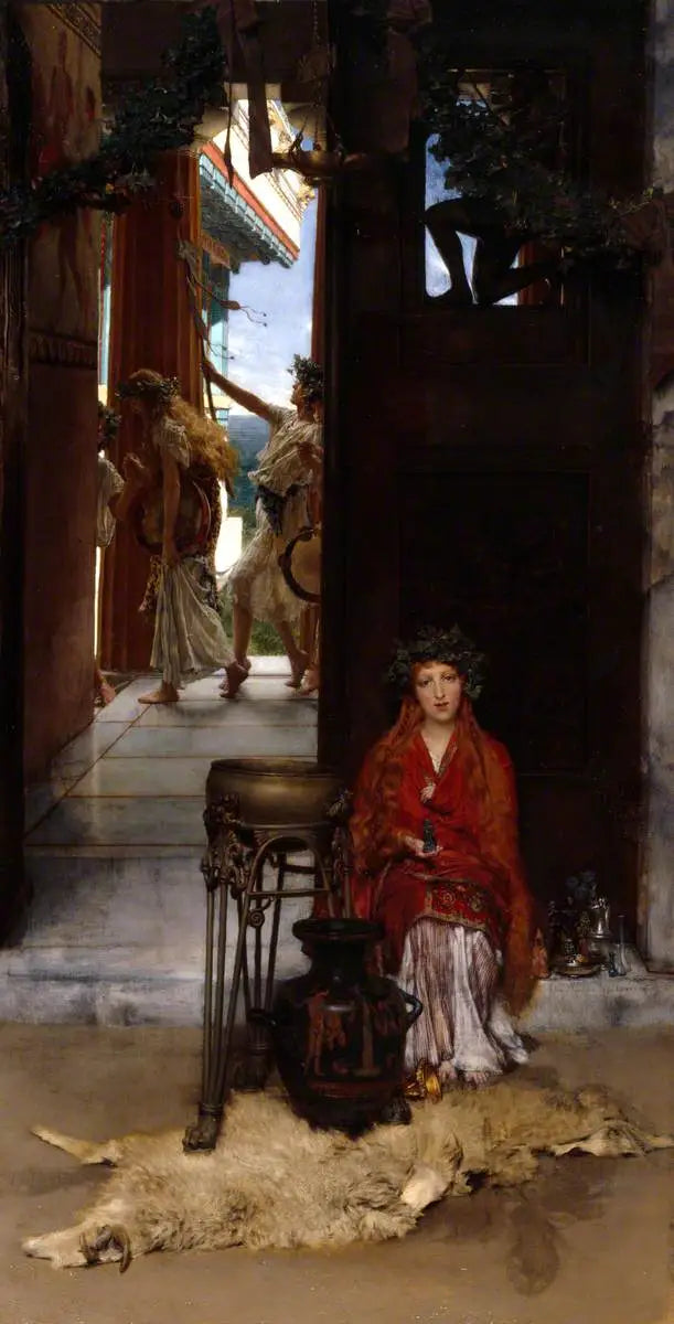 Temppelin polku - Lawrence Alma-Tadema