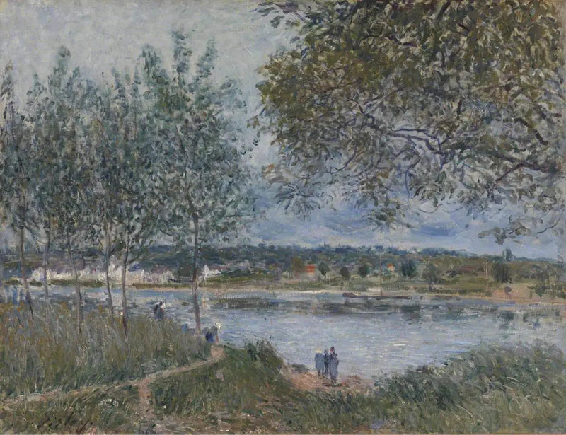 Vanhan lautan tie By - Alfred Sisley
