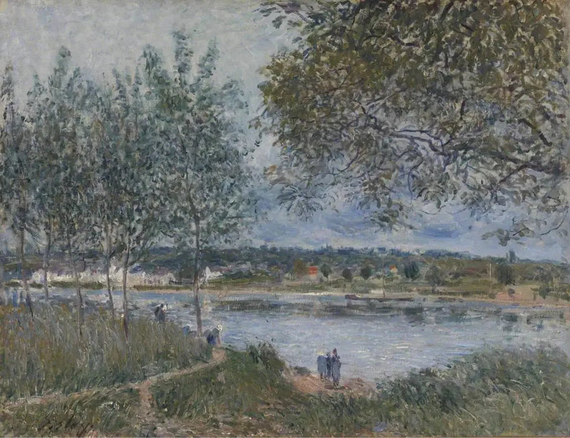 Vanhan lautan tie By - Alfred Sisley