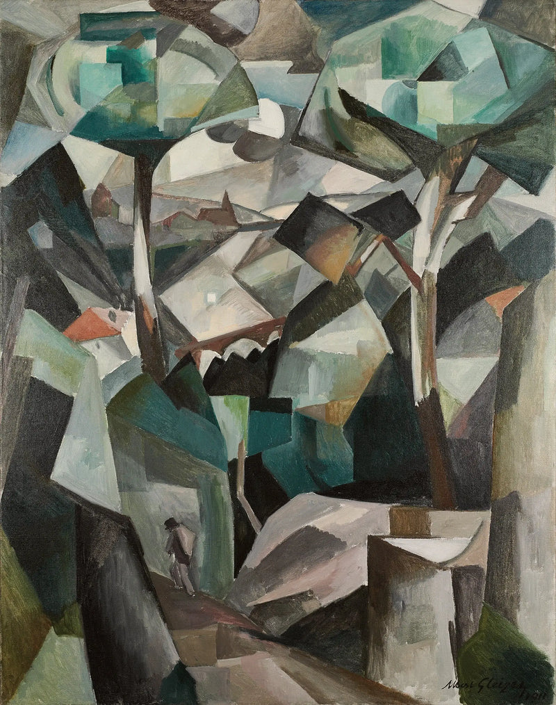 Le Chemin, Maisemakuva Meudonissa - Albert Gleizes