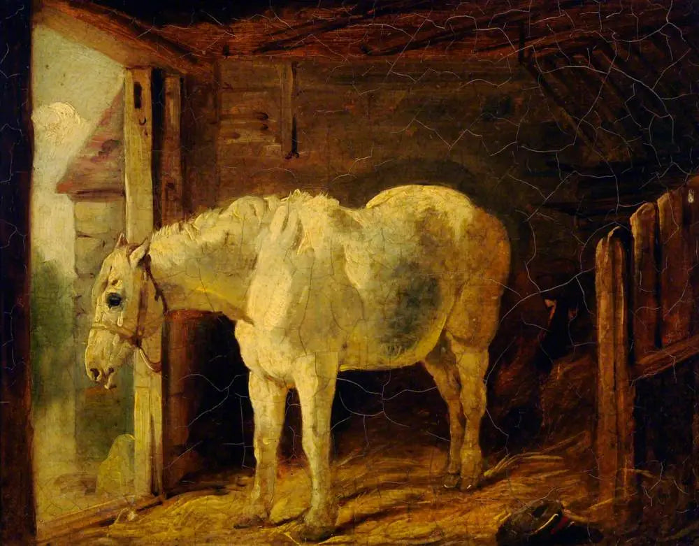 Le Cheval Blanc - John Frederick Herring Sr. - Alpha Reproduction