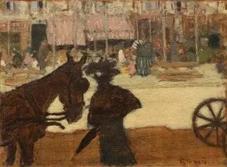 Fiacrehevonen - Pierre Bonnard