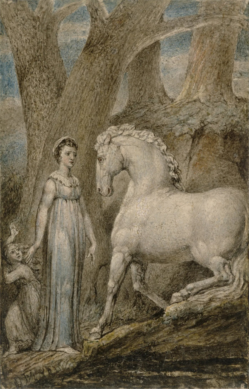 Hevonen - William Blake