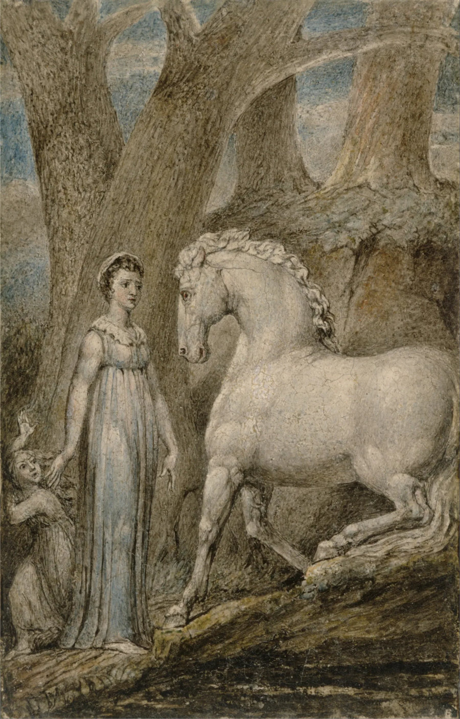 Hevonen - William Blake