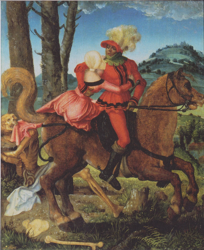 Ritarin, nuoren tytön ja kuoleman - Hans Baldung Grien