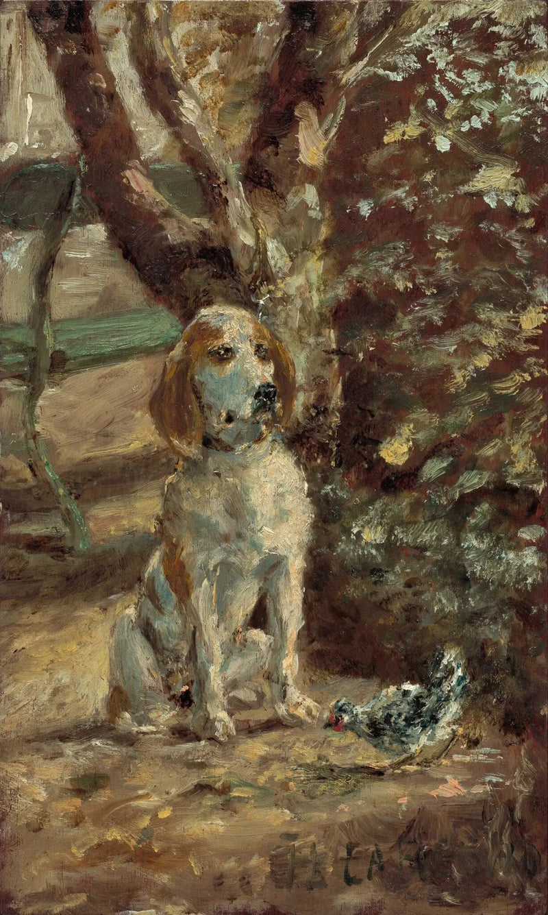 Taiteilija Flèchen koira - Henri de Toulouse-Lautrec