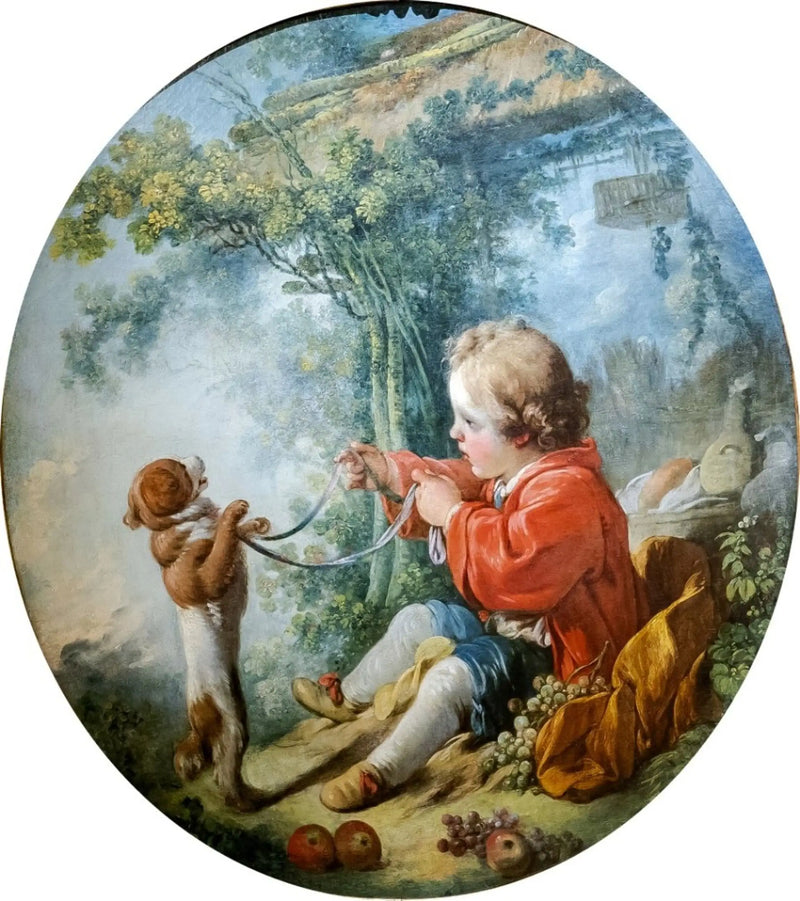 Älykkäin koira - Jean-Honoré Fragonard