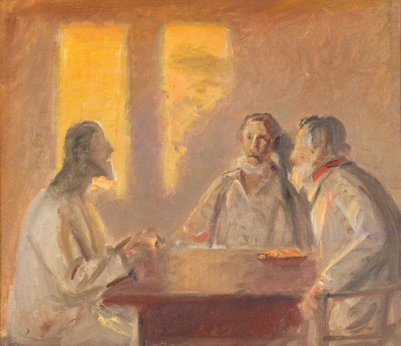 Kristus Emmauksessa - Michael Peter Ancher