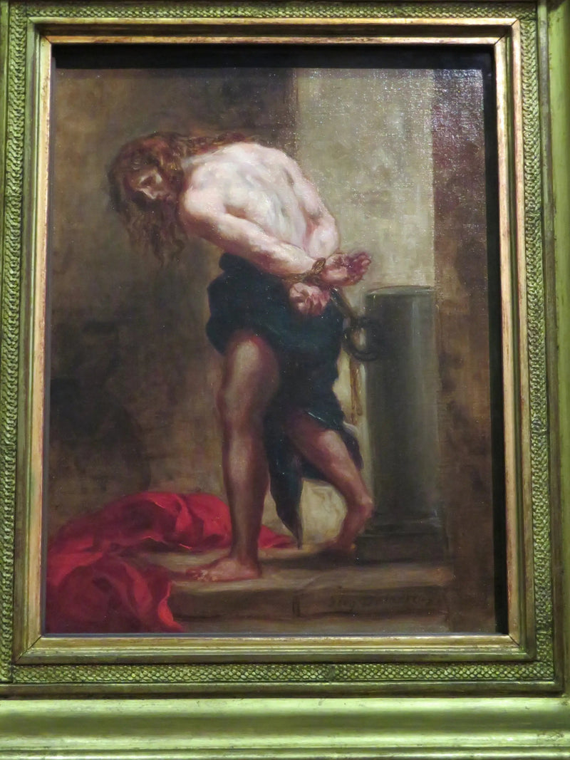 Kristus pylvään äärellä - Eugène Delacroix