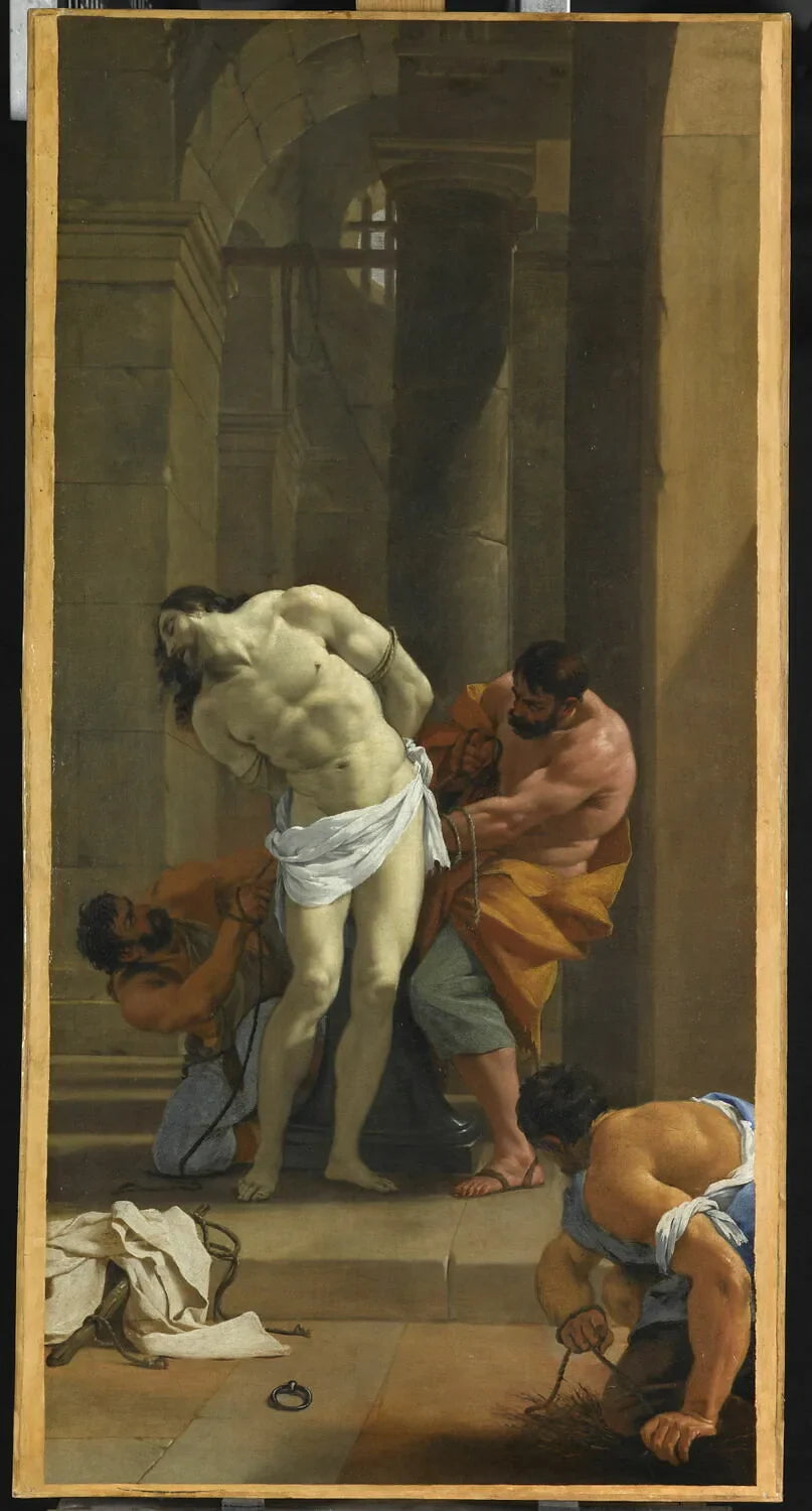 Kristus pylväällä - Simon Vouet