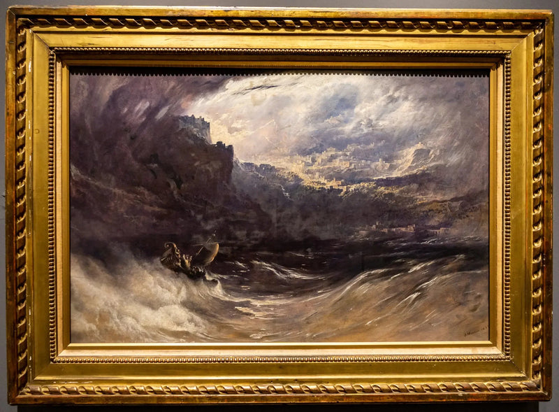 Kristus rauhoittaa myrskyn - John Martin