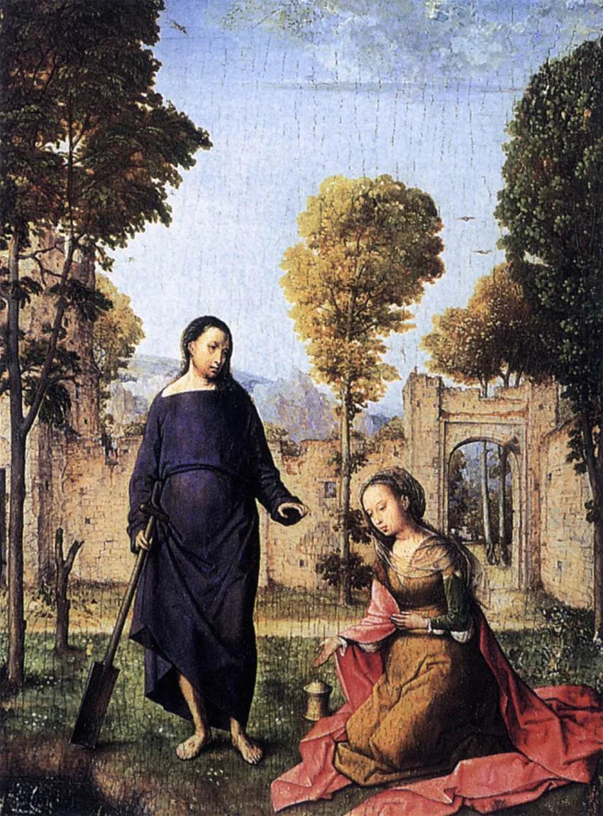 Kristus ilmestyy Marialle Magdaleinalle - Juan de Flandes
