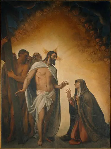 Kristus ilmestyy äidilleen ylösnousemuksensa jälkeen - Titian