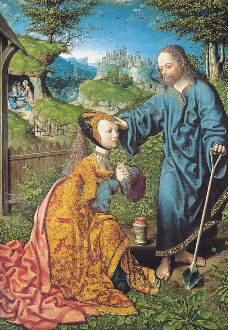 Kristus ilmestyy puutarhuri Marie-Magdalenalle - Jacob Cornelisz van Oostsanen