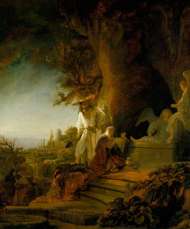 Kristus ilmestyy puutarhurina Maria Magdaleenalle - Rembrandt