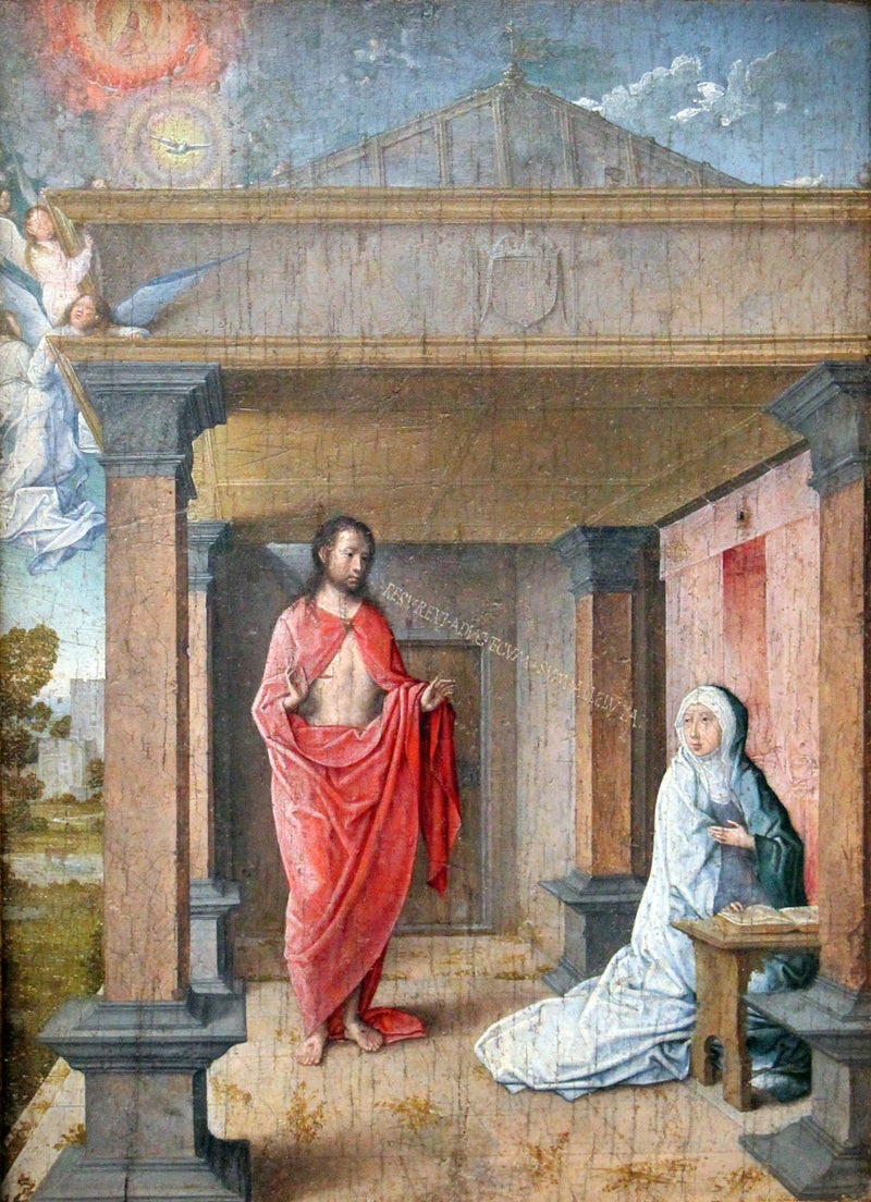 Kristus ilmestyy Marialle - Juan de Flandes