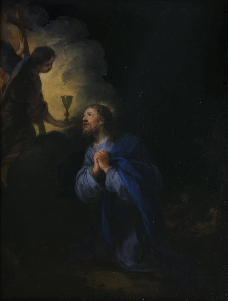 Kristus Öljymäen puutarhassa - Bartolomé Esteban Murillo
