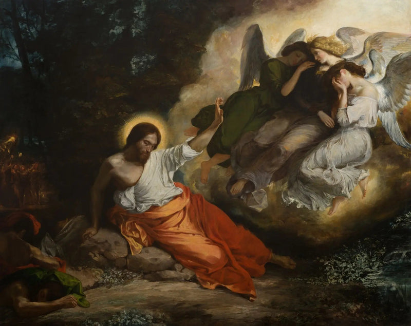 Kristus Öljymäellä - Eugène Delacroix