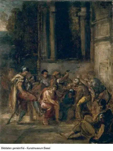 Kristus praetoriumissa - Eugène Delacroix