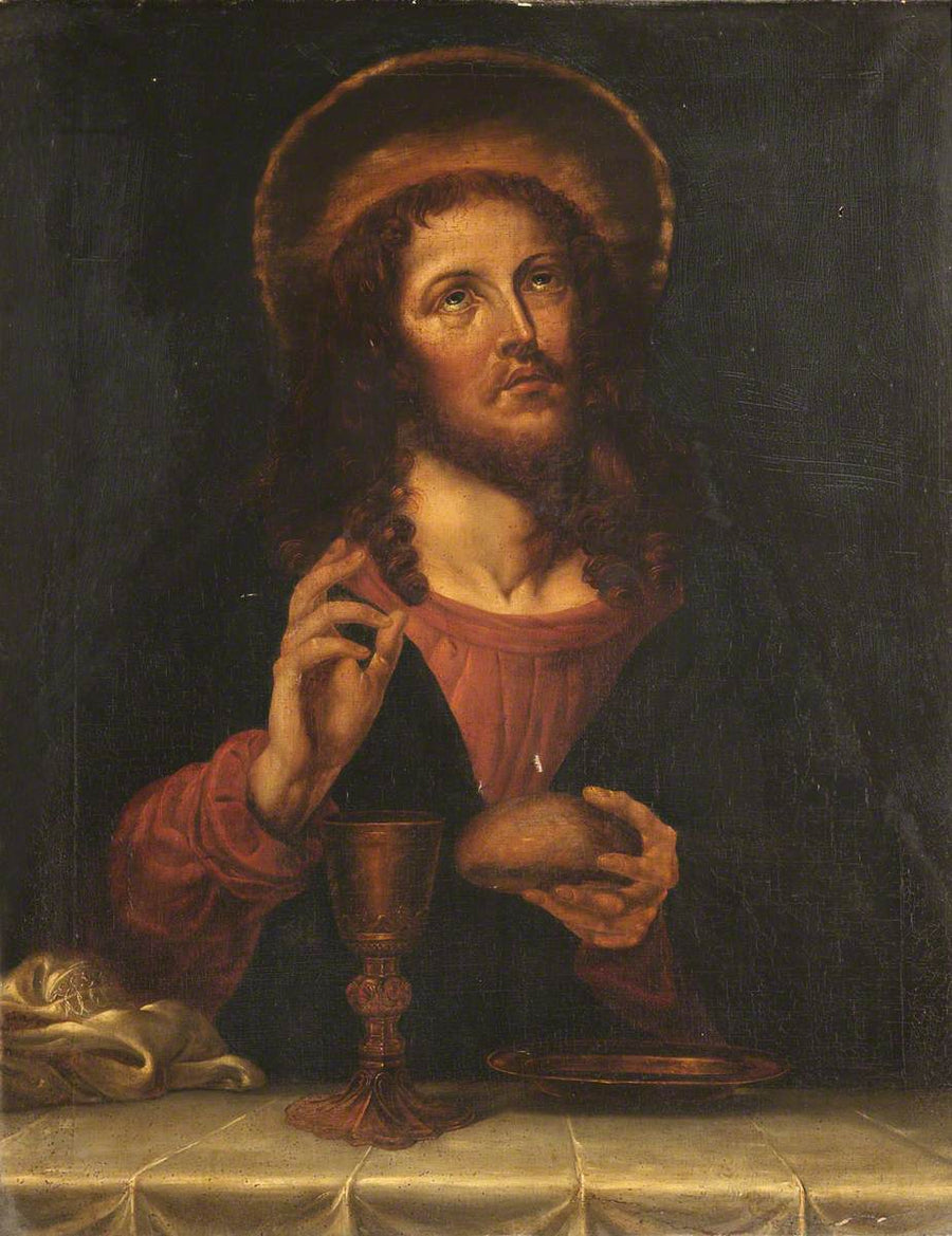 Rukoileva Kristus sakramenttien siunaaminen - Carlo Dolci