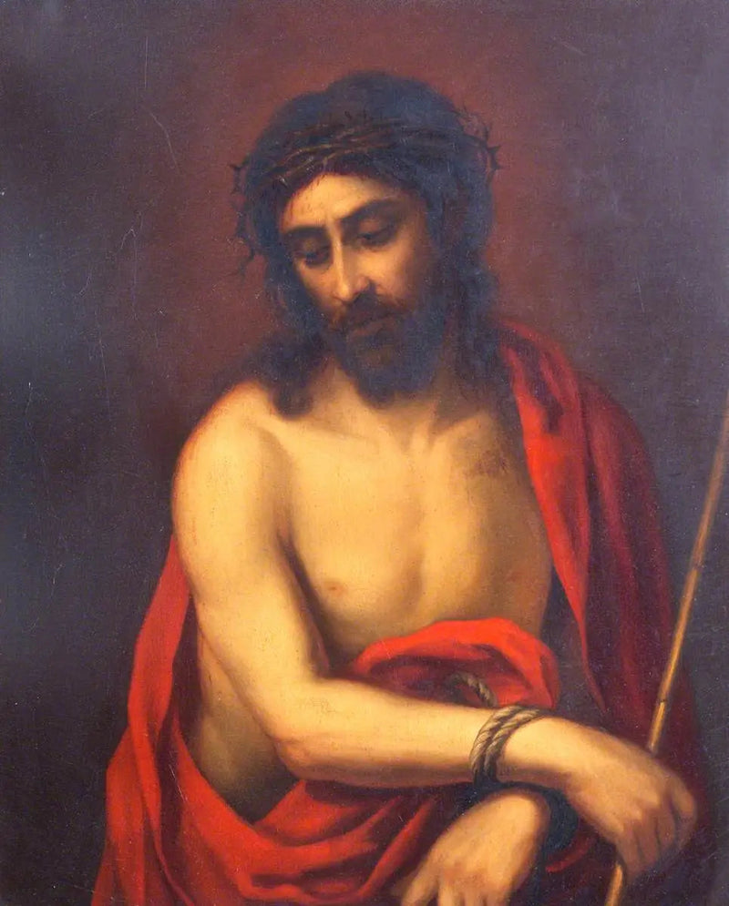 Ristiinnaulittu Kristus piikkikruunussa - Bartolomé Esteban Murillo