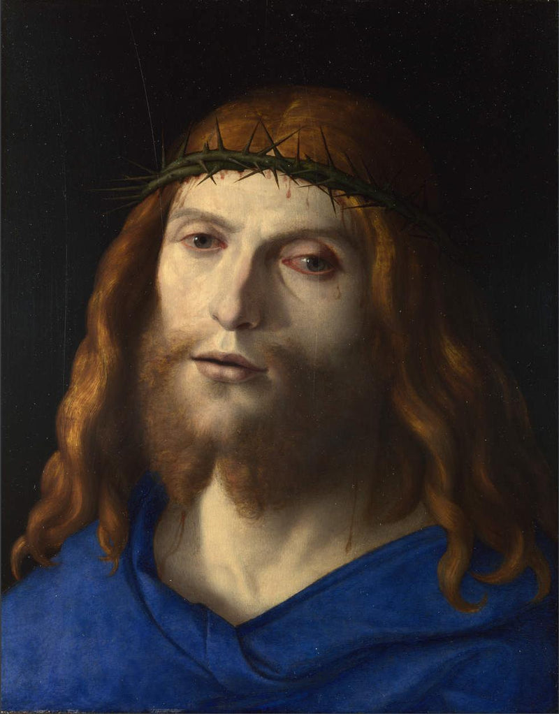 Ristiinnaulittu Kristus piinapenkissä - Cima da Conegliano