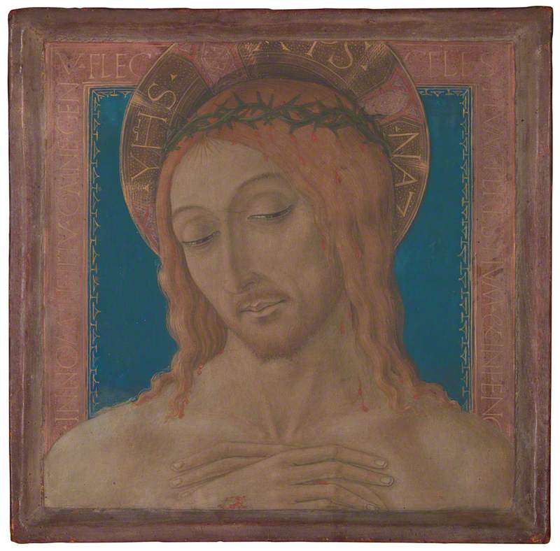 Ristiinnaulittu Kristus piikkikruunuineen - Matteo di Giovanni