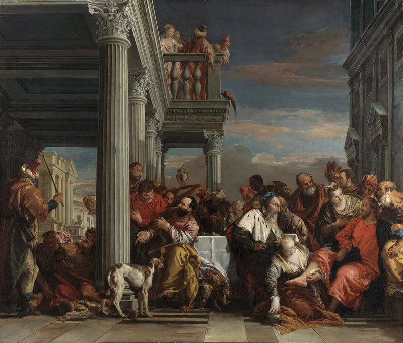 Kristus Simon le Pharisiénin talossa - Giovanni Battista Tiepolo